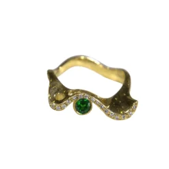Bague Tsavorite Diamants