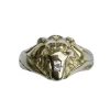 Bague Tête De Lion Diamant