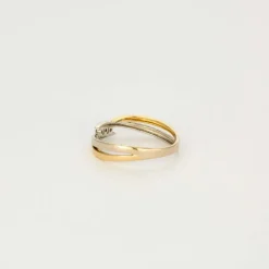 Bague Union 2 ors et diamants