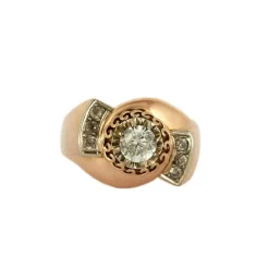BAGUE "VALSE" DIAMANTS