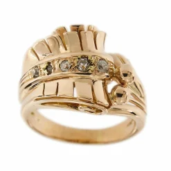 Bague vintage diamants