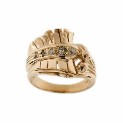 Bague vintage diamants