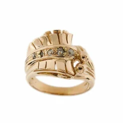 Bague vintage diamants