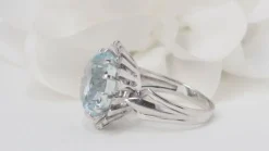Bague vintage Aigue-marine