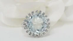 Bague vintage Aigue-marine