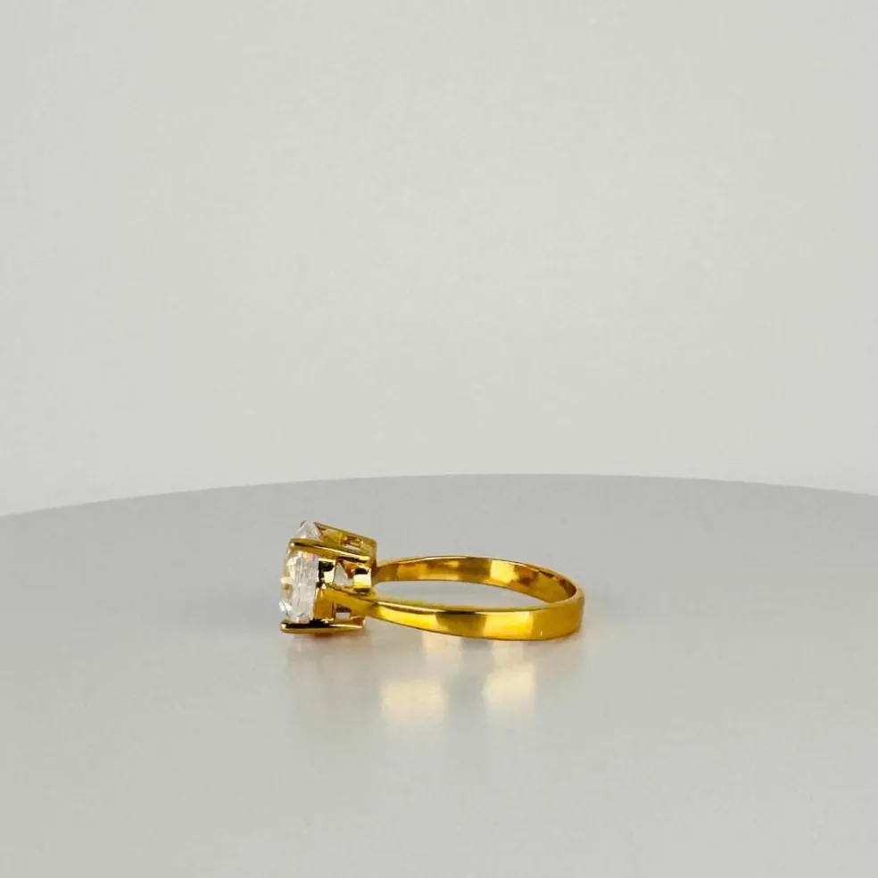 Bague vintage avec spinelle