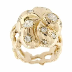 Bague vintage diamants