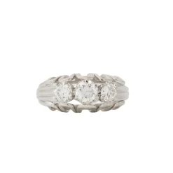 Bague vintage diamants