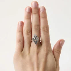 Bague vintage diamants