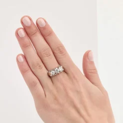 Bague vintage diamants