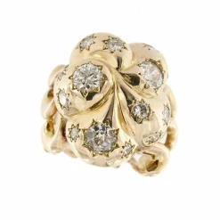 Bague vintage diamants