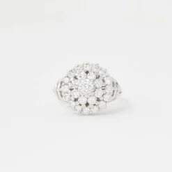 Bague vintage diamants