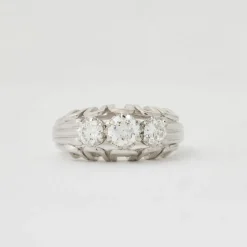Bague vintage diamants