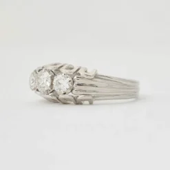 Bague vintage diamants
