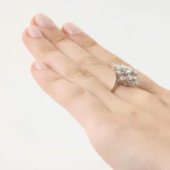 Bague vintage diamants