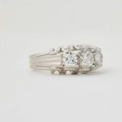 Bague vintage diamants