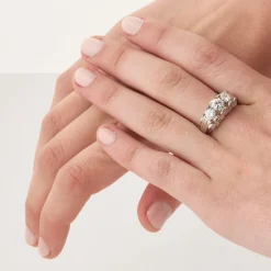 Bague vintage diamants