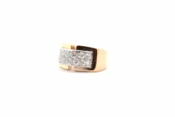 Bague vintage diamants en or 18k