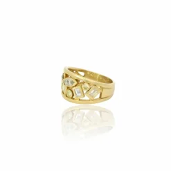 Bague vintage en diamant Tutti Frutti