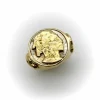 Bague vintage en or 14 carats avec portrait d'Amérindien Buffalo Nickel