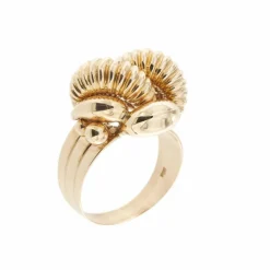 Bague vintage en or rose