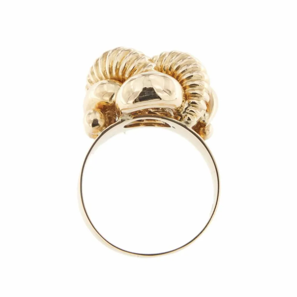 Bague vintage en or rose