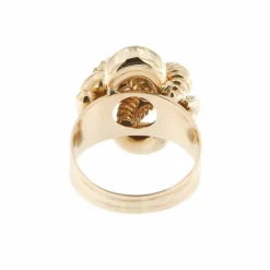 Bague vintage en or rose