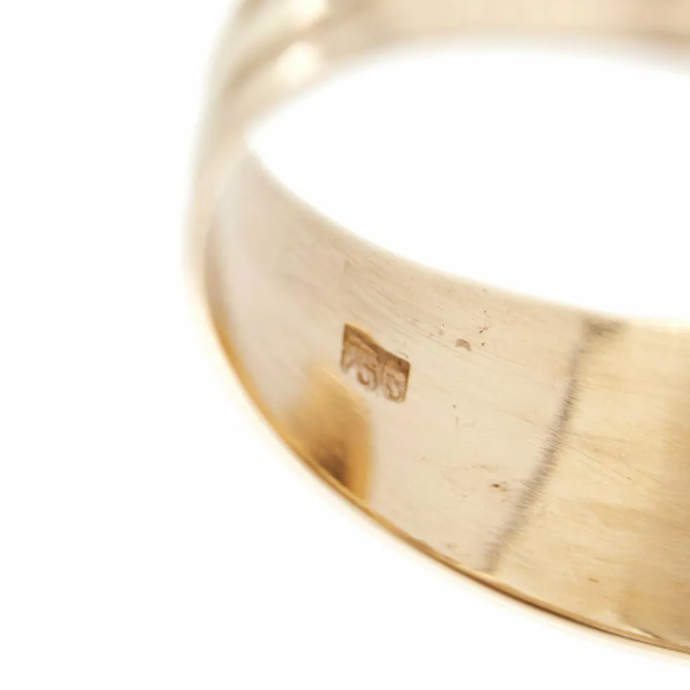 Bague vintage en or rose