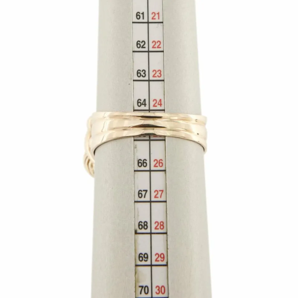 Bague vintage en or rose