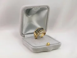 Bague vintage en or, saphirs et diamants