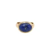 Bague vintage lapis lazuli or jaune
