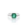 Bague vintage émeraude de 1,90cts