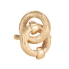 Bague Vintage Noeud Infini des Années 70 Or Jaune