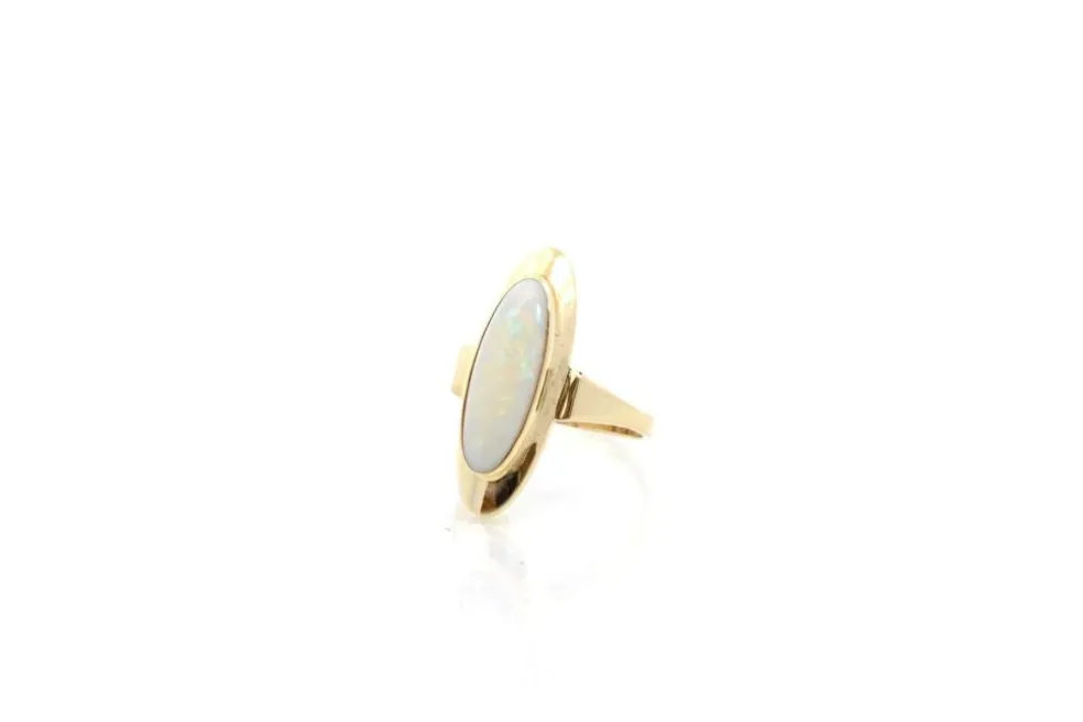 Bague vintage opale en or 14k