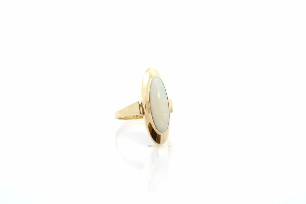 Bague vintage opale en or 14k