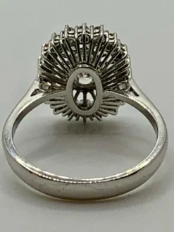 Bague vintage Or blanc Diamants