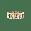 Bague vintage or jaune.