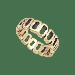 Bague vintage or jaune.