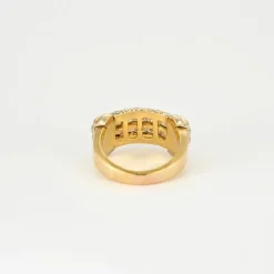 Bague Vintage Or Jaune et Diamants