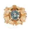 Bague vintage Spinelle coussin naturel