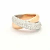 Bague Wagner en or blanc et rose