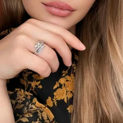 Bagues Or Blanc Diamants