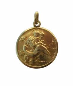 BECKER - importante médaille Saint Christophe