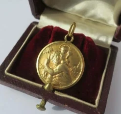 BECKER - importante médaille Saint Christophe