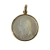 BECKER médaille vintage Vierge nacre or