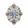 Bijou ancien saphir diamants à transformation