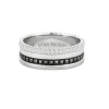 BOUCHERON - Bague Quatre Black or gris