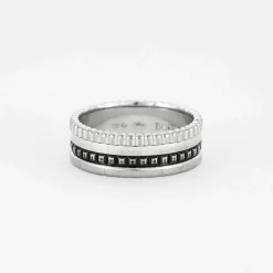 BOUCHERON - Bague Quatre Black or gris