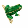 BOUCHERON - Broche Grenouille en or jaune, rubis, diamants, émail