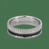 BOUCHERON - Quatre Black Edition Small - Bague en Or blanc et PVD
